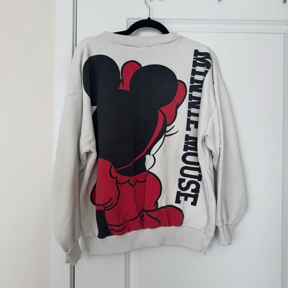 Disney Minnie Mouse Vintage 80s Graphic Crewneck Sweatshirt Medium - Picture 4 of 4